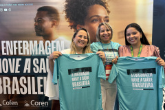 Estande do Cofen na Marcha em Defesa dos Municípios