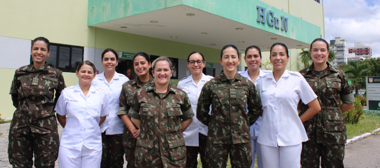 Profisisonais do Hospital de Guarnição de Natal (HGuN